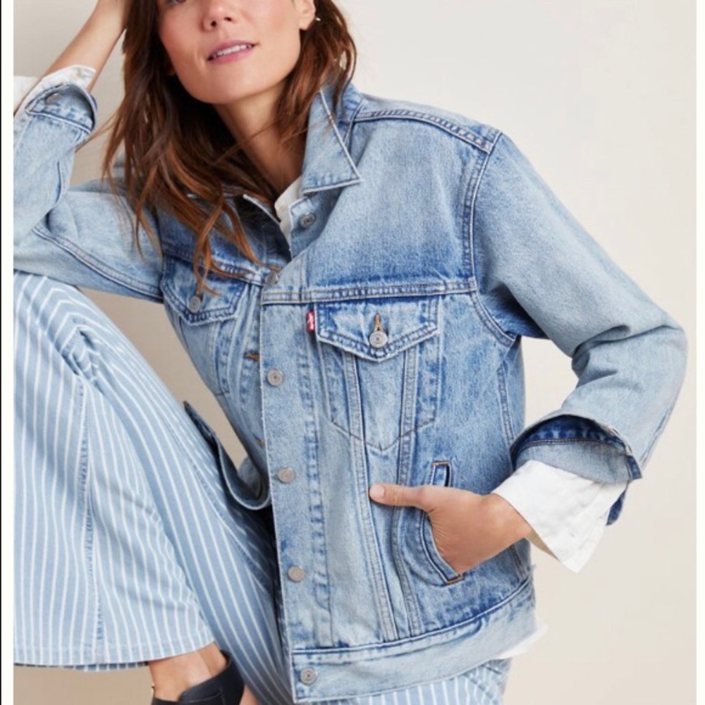 levis/ ex-boyfriend denim trucker jacket